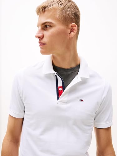 Tommy Hilfiger. Playera Polo para Hombre Corte Ajustado