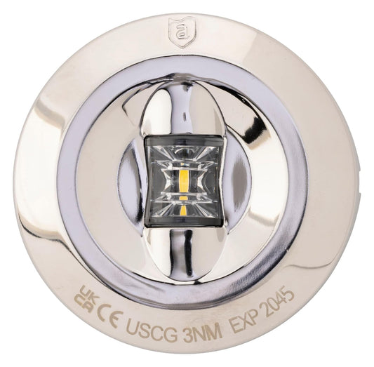 attwood 6556-7 - Luz LED redonda para barco náutico (3 millas náuticas