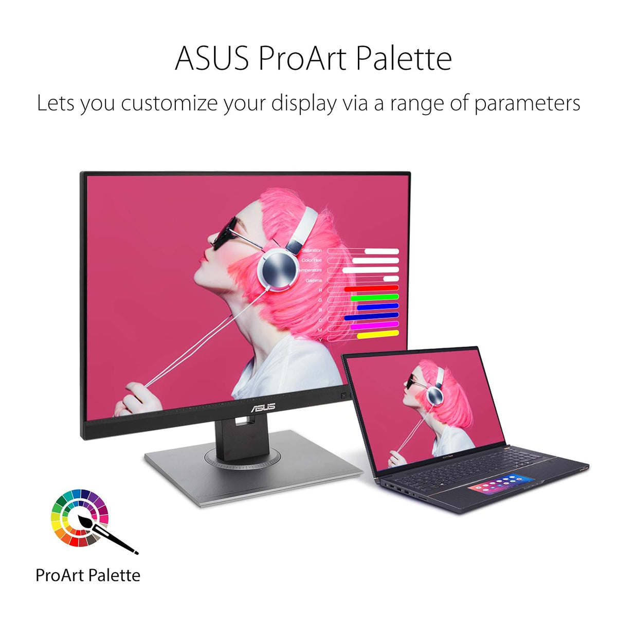 Asus Monitor Profesional 24.1" ProArt PA248QV animación, edición de vídeo y fotografía, IPS, 2K, precisión de Color, precalibrado de fabrica para una precisión de Color