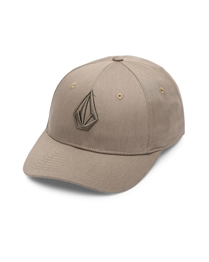 Volcom Snapback Hat – Adjustable Flat Brim Cap with Logo Embroidery Gorra de béisbol Hombre - Talla Única - Keoki Brownstone