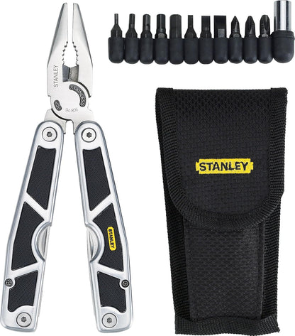 STANLEY Multiherramienta 29 en 1, 11 Puntas y Estuche, 94-806 | Multiherramienta 28 en 1, Incluye 11 Puntas de Destornillador, Estuche