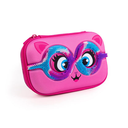 ZIPIT Estuche para lápices para niñas | Estuche de gran capacidad | Estuche escolar para niñas y niños (Rosa)