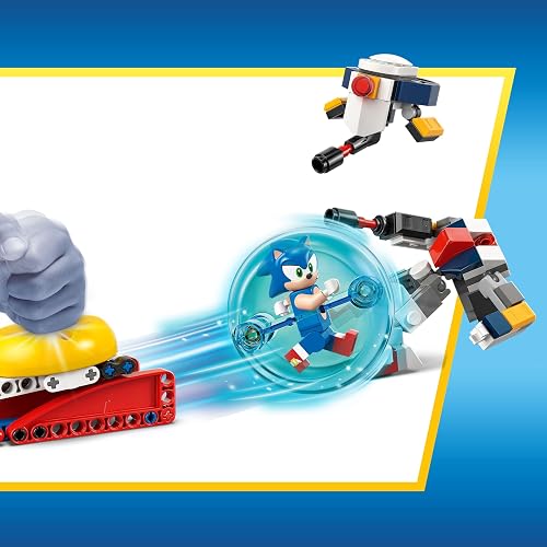 LEGO® Sonic The Hedgehog™ Batalla de Sonic en la Fogata Juguete Coleccionable para niños y niñas de 7 años en adelante y Fans de los Videojuegos, Divertido Juego construible 77001