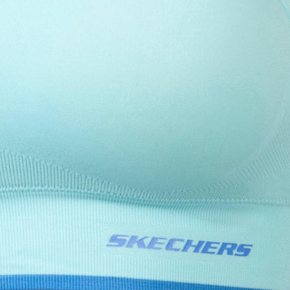 Skechers - Pack de 3 Sujetadores Deportivos para Mujer, Sostén Deportivo, Espalda Cruzada, atlética, Yoga, Paquete múltiple