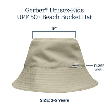 Gerber Sombrero de Sol para bebé UPF 50+ Protección Solar Sombrero de Copa Baja Unisex bebé