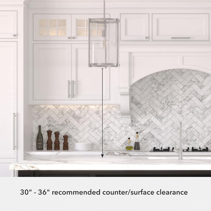 HUNTER, Candelabro Astwood 1 Luz 11 pulgadas