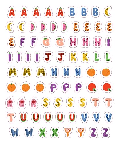 So. Many. Letter Stickers.: 3,820 Alphabet Stickers for Word Nerds
