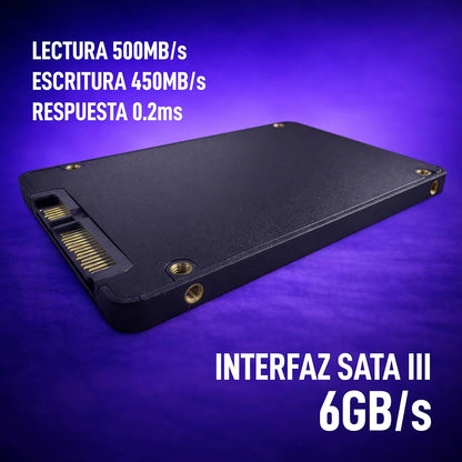 Disco SSD 120GB 2.5 SATA III Negro para PC Stylostech