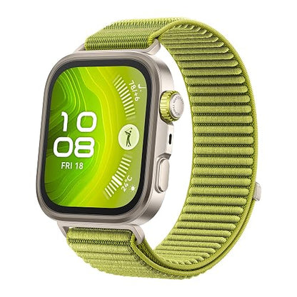 HUAWEI Watch FIT 4 Pro Smartwatch con GPS, 1.82" Pantalla de Zafiro, Verde | Batería hasta 10 días, Bisel de Aleación de Titanio, Análisis de ECG, para Outdoor Entusiastas, iOS & Android