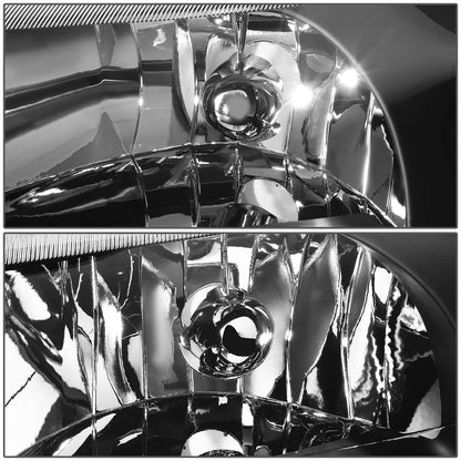 DNA Motoring HL-OH-FM99-BK-AM Faros Delanteros Negros Ámbar para Ford Mustang 99-04