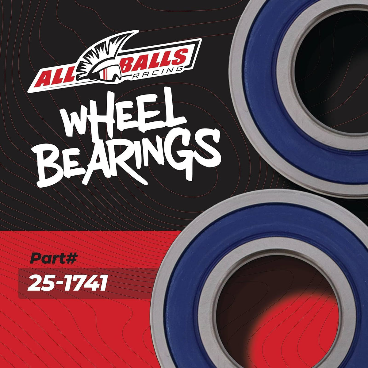 All Balls 25-1741 Kit Rodamientos de Rueda