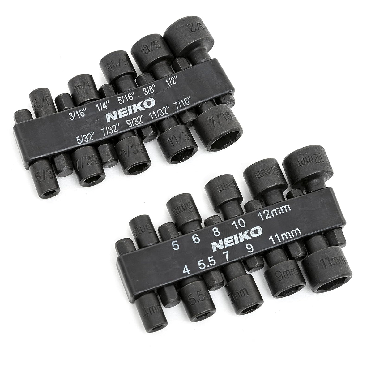 Neiko Juego de Brocas de Seguridad 10082A | Juego de 101 piezas, destornillador de carraca, acero Cr-V, soporte magnético de 1/4" - Broca de tuerca