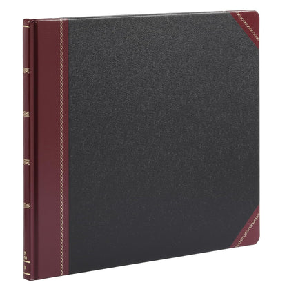 Boorum & Pease 25 Series - Libro de columnas, 24 columnas, 150 páginas, negro/rojo (25-150-24)
