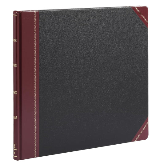 Boorum & Pease 25 Series - Libro de columnas, 24 columnas, 150 páginas, negro/rojo (25-150-24)