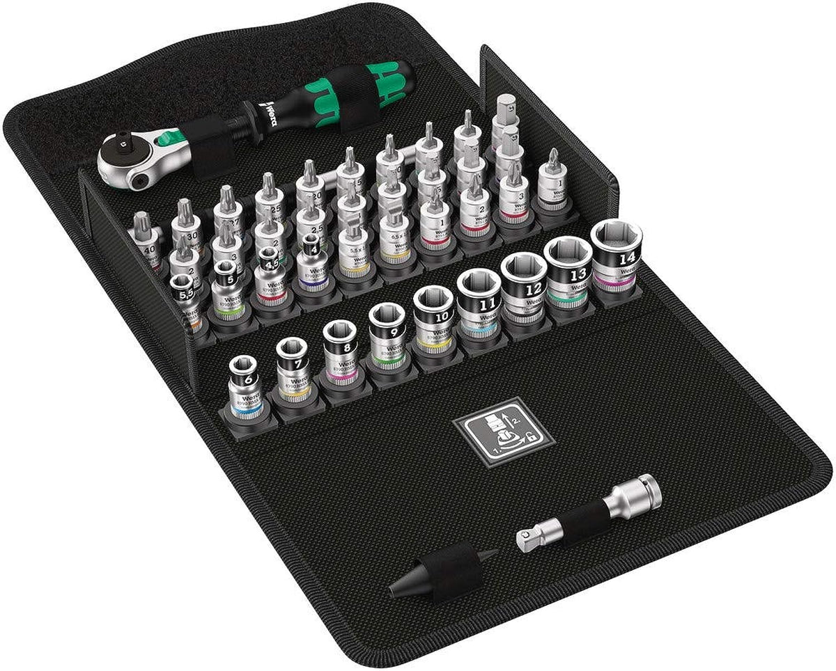 Wera 8100 SA Speed 1/4" métrico All-In 1 broca de tornillo de una talla