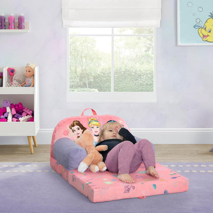 Delta Children - Disney Princess Cozee Buddy - Silla abatible para niños, Color Rosa