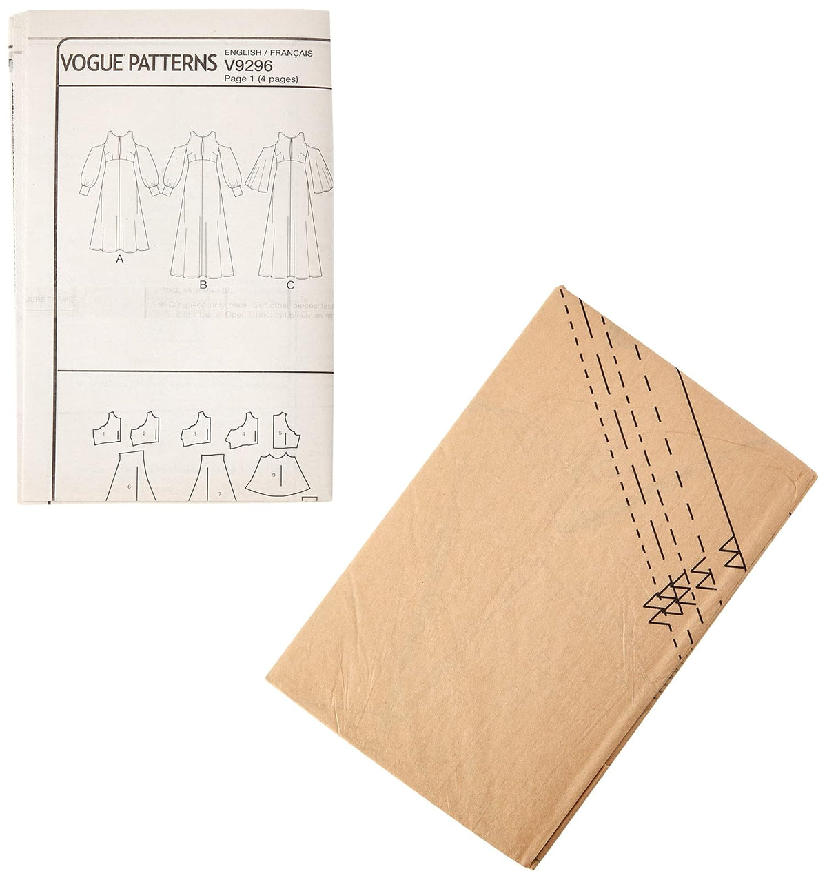 Vogue V9296 - Patrón de costura para mujer, tallas 6-14