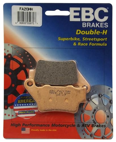 EBC Brakes Pastilla de Freno de Disco FA 213HH de Aleación de Cobre Sinterizado, Negro