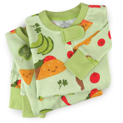 HonestBaby 2-Piece Pajamas Sleepwear Pjs 100% Organic Cotton for Baby, Toddler, Kids, Boy Juego de pijamabebés niños