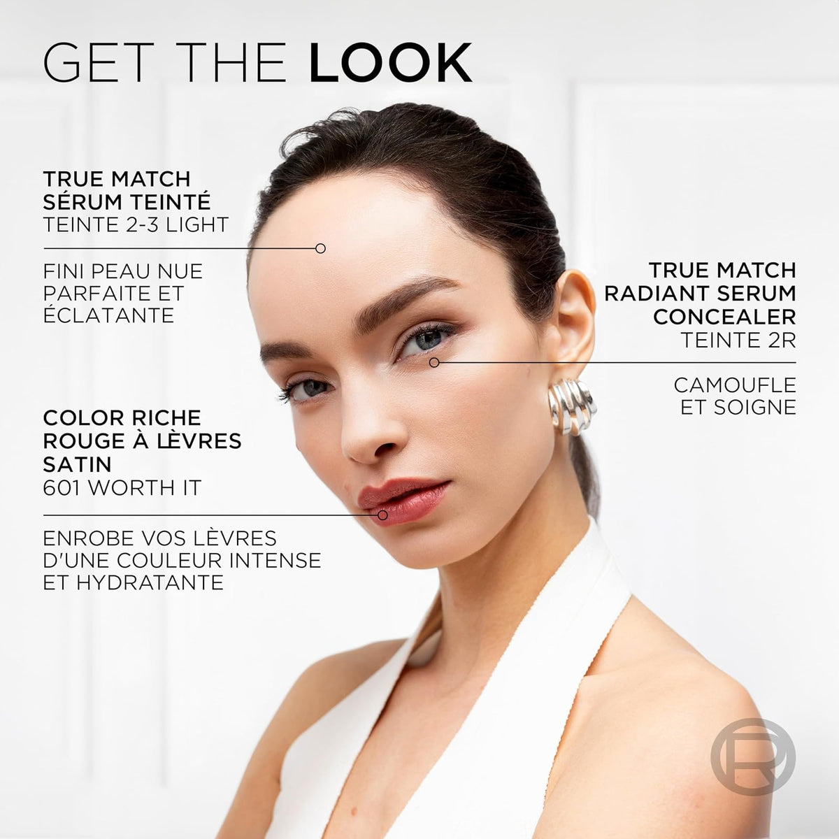 L'Oréal Paris True Match Sérum Rellenador con Color, Base de Maquillaje con Ácido Hialurónico, Hidrata la Piel al Instante, Textura Ligera, Tono 4-5 Medium, 30 ml