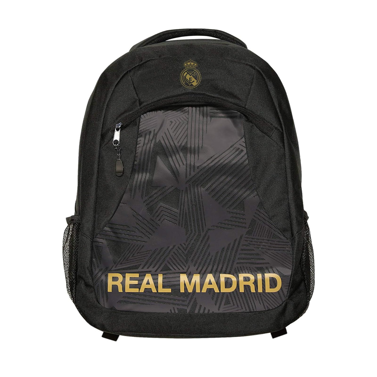 Mochila Oficial de Fútbol, Liverpool FC y Real Madrid - Real Madrid - OSFM - Negro -