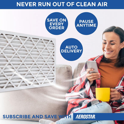 Aerostar Filtro MERV 13 Plegable para Aprilaire 413, Paquete de 2