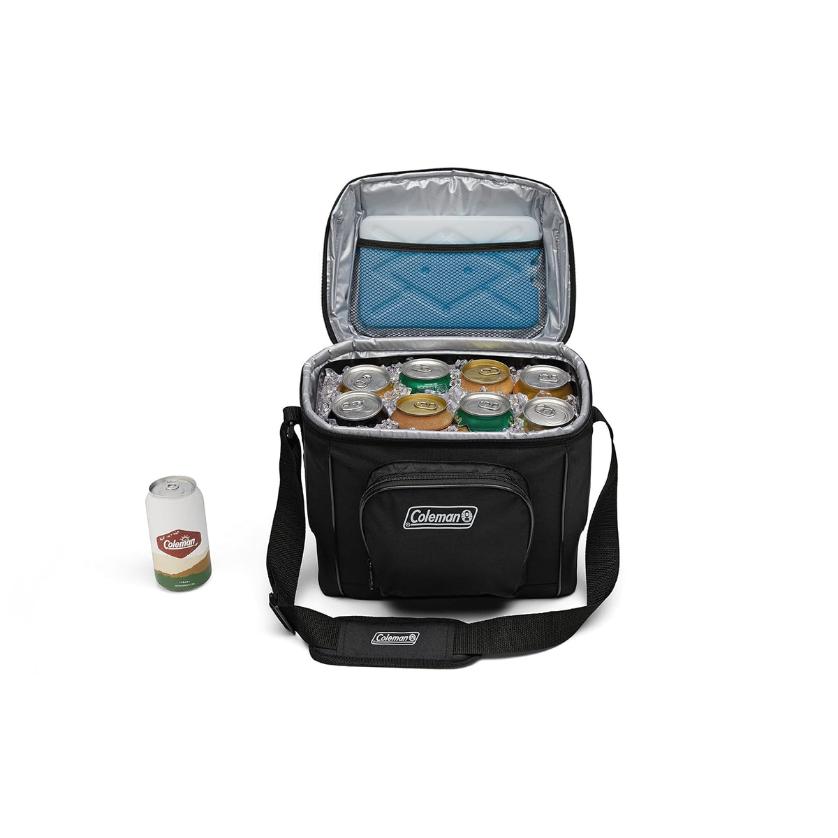 Coleman Chiller Series Insulated Portable Soft Cooler, Leak-Proof 16 Can Capacity Lunch Cooler with Ice Retention