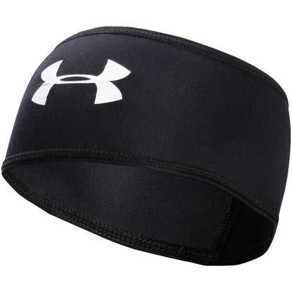Under Armour - Protector de Cabeza de fútbol, Absorbe la Humedad, Mantiene el Sudor Fuera de los Ojos - Negro -