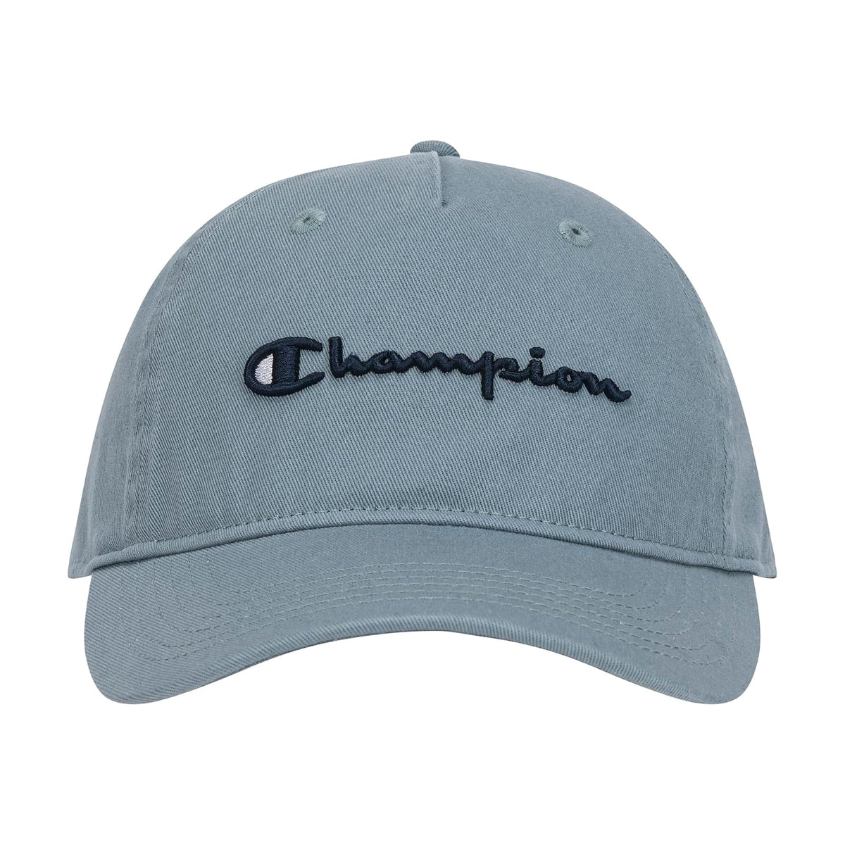 Champion Script Embroidery Washed Cotton Twill Adjustable Baseball Cap Gorra de béisbol Mujer - Talla Única - Azul (Cloudy Blue)
