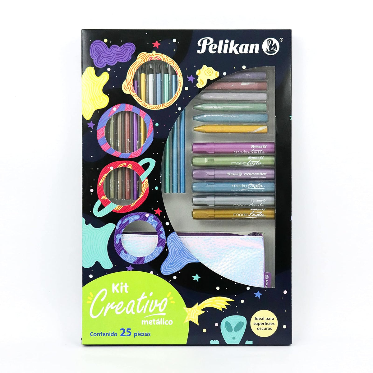 Kit Creativo Metálico Pelikan 25 Piezas