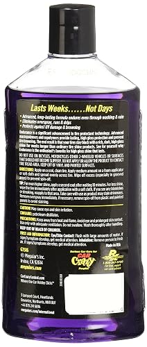 MEGUIAR'S Oficial Endurance Tire Gel Gel Protector de Llantas, G7516, 473ml s A3316S Abrillantador y Resaltador de Brillo, 473ml