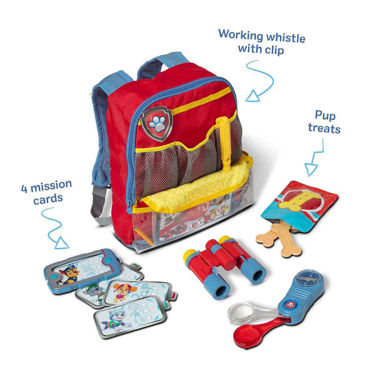 Melissa & Doug Paw Patrol Set de Juego de Roles con Mochila de Equipamiento Canino (15 Piezas)