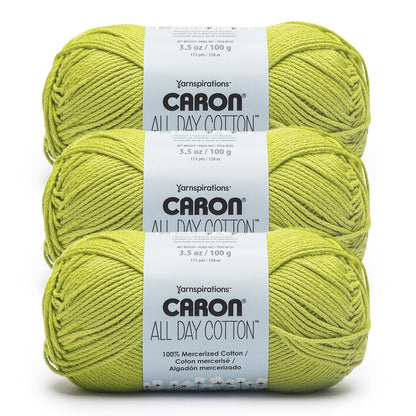 Caron All Day Estambre de Algodón Mercerizado, Varios Colores - Kiwi