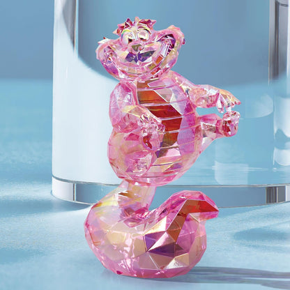 Enesco FACETS Figura de Gato de Disney Alicia en el país de Las Maravillas The Cheshire, 3.78 Pulgadas, Rosa