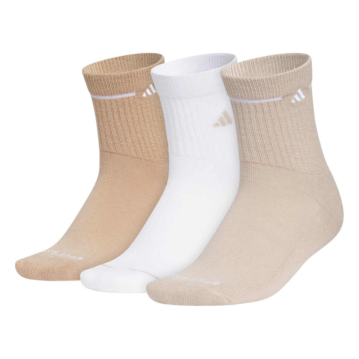 adidas Athletic Cushioned Sport 3.0 3-Pack High-Quater Socks Calcetines de cuarto alto Mujer