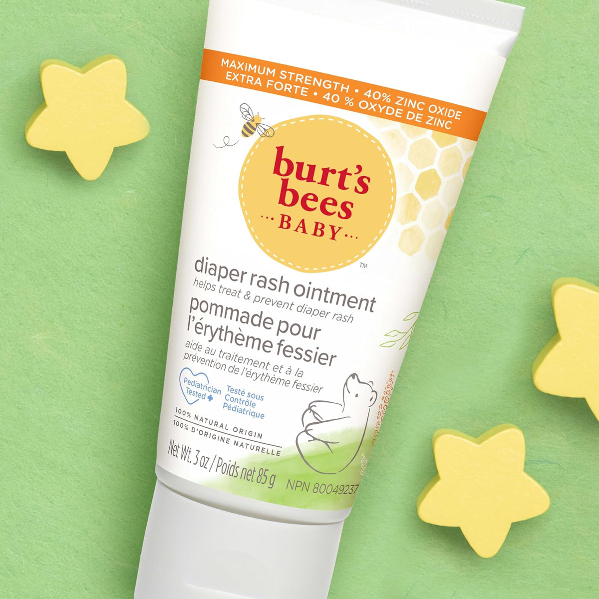 Burt's Bees, Nueva fórmula 2 Pack, Blanco, 3 Ounce (Pack of 2)
