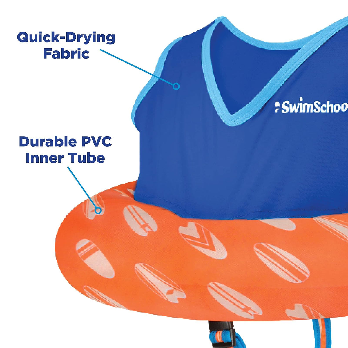 Aqua Leisure Deluxe Tot - Bañador de natación, azul/baya
