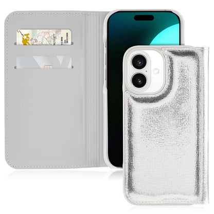 Kate Spade New York Funda para iPhone 16 con Detalles de Piedras Preciosas - Plateado metálica