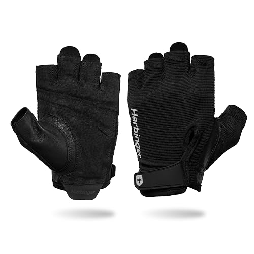 Power Gloves 3.0 - Guantes de levantamiento de pesas duraderos con cierre de muñeca ajustable, palma de piel transpirable, para hombre
