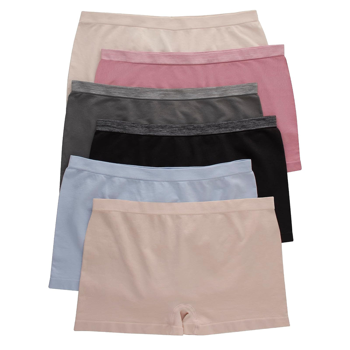 Hanes Paquete de 6 Ropa Interior ComfortFlex Fit, Ropa Interior sin Costuras para Mujer, Multicolor, Talla S-XXL