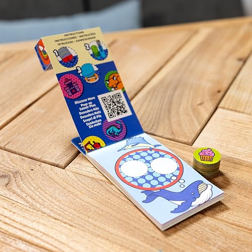 Melissa & Doug - Sticker Wow!™ Mini Cuaderno de Actividades y calcomanías de Recarga, Paquete de 4 (Dinosaurio, Mascotas, Cosas favoritas, 1 Paquete de Sorpresa) - 200 calcomanías Cada uno