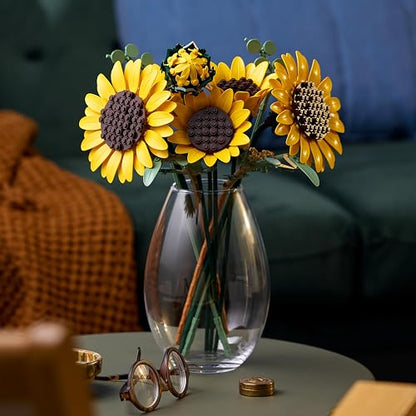 LEGO Ramo de Girasoles - Model Kit de Construcción para Adultos, Años 18+ - Flores Artificiales Decoración para Hogar - 11502