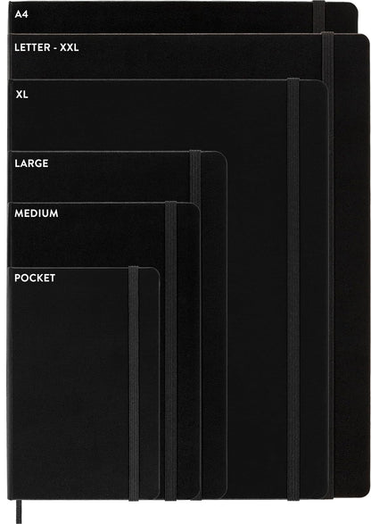 Moleskine - Cuaderno, Mediano, Rayado, Azul Zafiro, Tapa Dura (4,5 X 7)