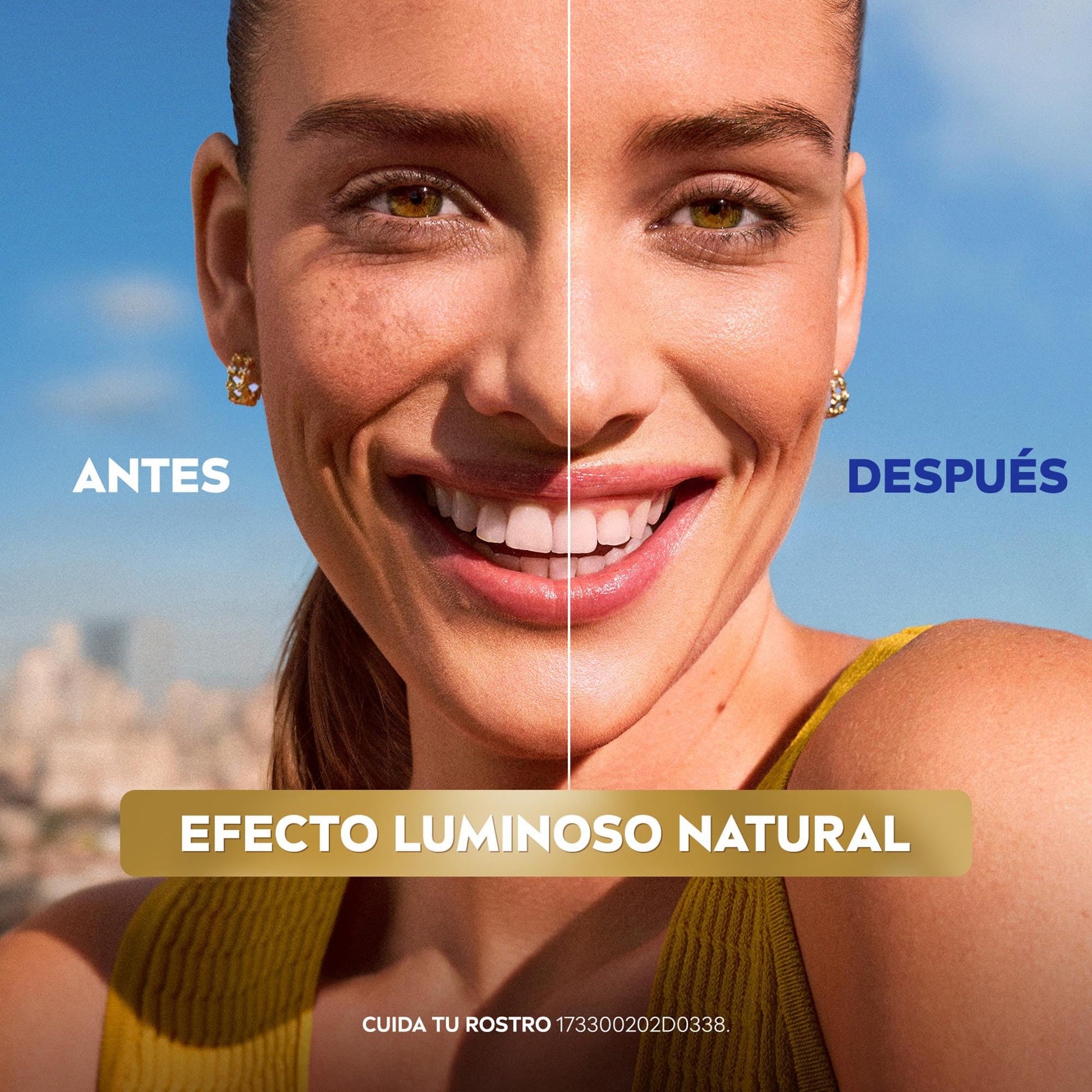NIVEA Luminous 630 Fluido con Color 3 en 1 Tono Medio (40 ml) - Enriquecido con Ácido Hialurónico y Vitamina E para una Piel Luminosa sin Manchas por Edad, Solares u Hormonales
