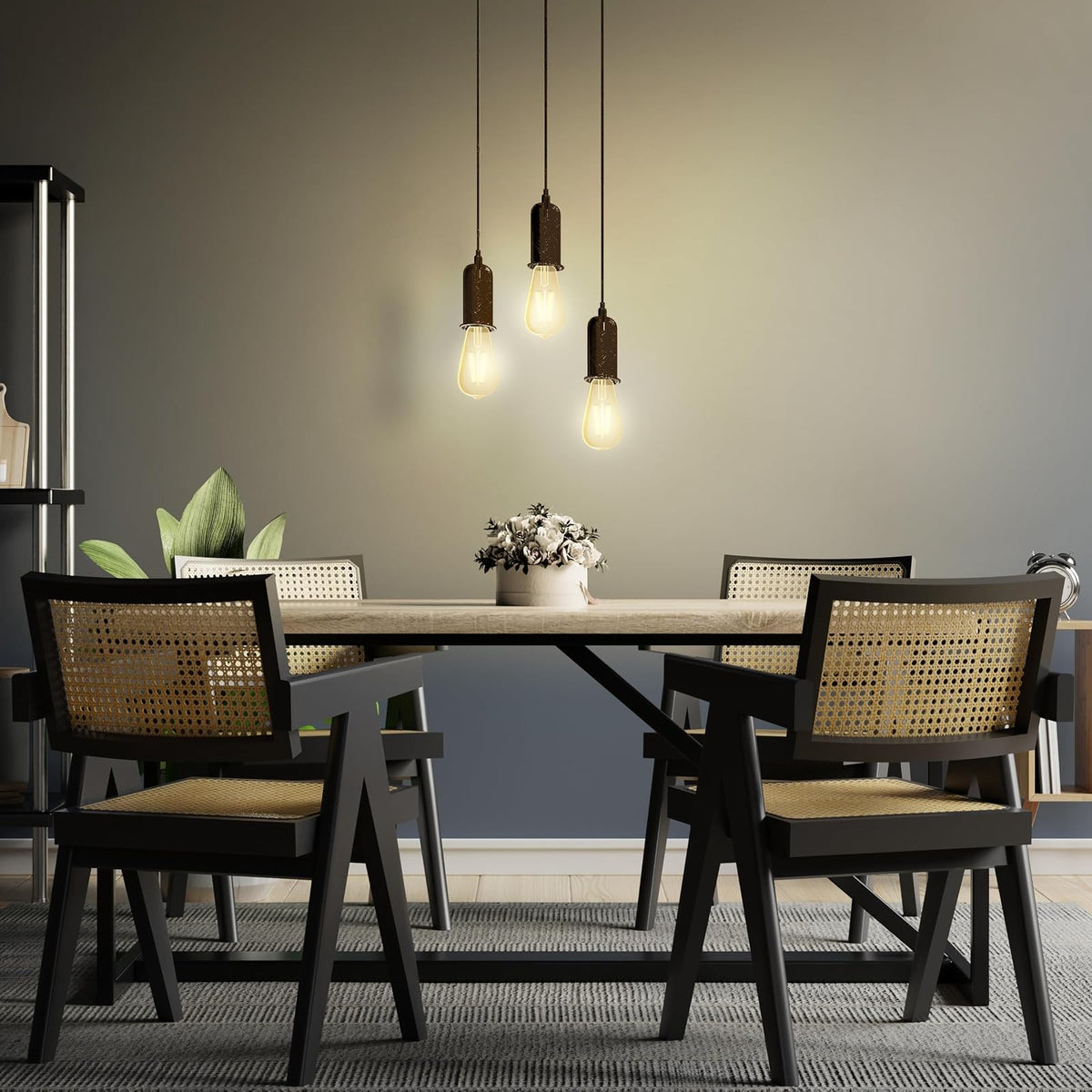 Feit Electric Smart ST21 - foco de luz eléctrica, equivalente a 60 W, regulable, filamento espiral, estilo Edison WiFi habilitado, funciona con Alexa/Google Home, millones de colores, vida útil de