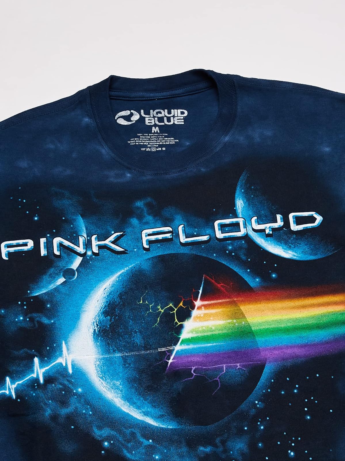 Liquid Blue Playera Pulse Explosion Camiseta para Hombre