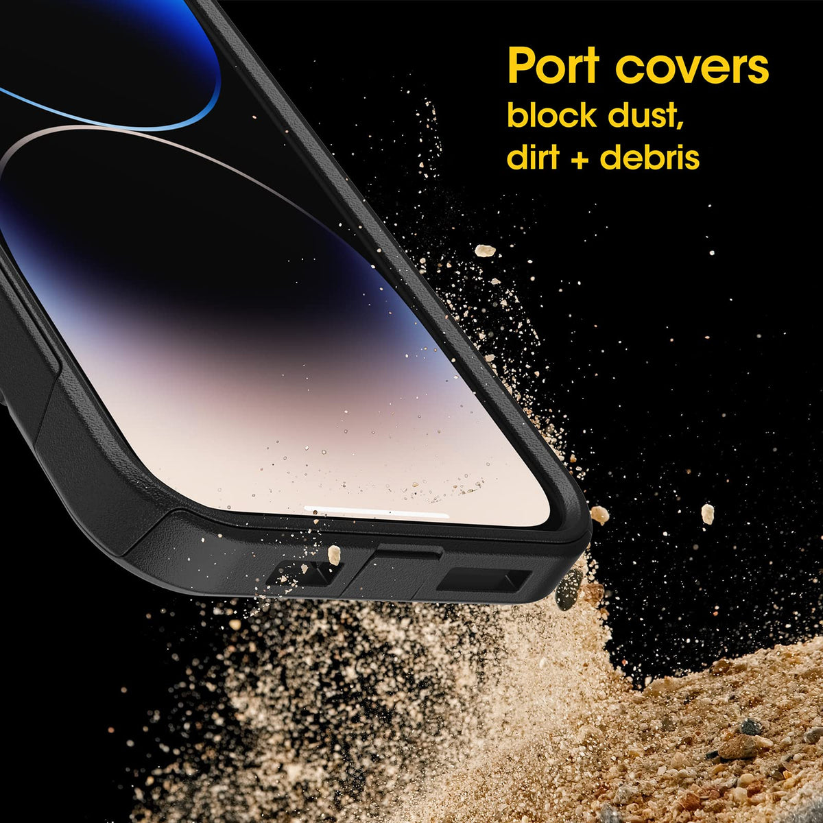 OtterBox COMMUTER SERIES para iPhone 14 Pro Max (ONLY) - NEGRO