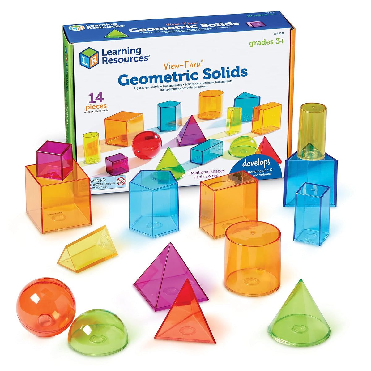 Learning Resources Formas Geométricas Transparentes