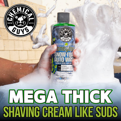 Chemical Guys CWS_110_16 Honeydew Snow Foam Car Wash Soap and Cleanser (16 oz)