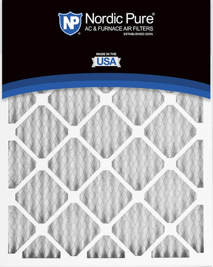 Nordic Pure 20x25x1M12-2 MERV 12 AC Furnace Filter Pleated Qty 2, 20x25x1, 2 Piece